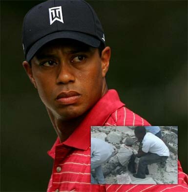 Picture of pro golfer Tiger Woods