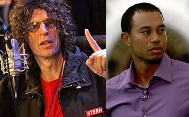 Picture of Howard Stern and Tiger Woods