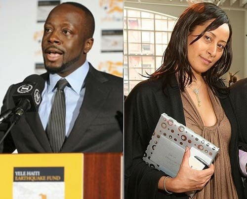 Photo of Wyclef Jean and alleged mistress Zakiya Khatou-Chevassus