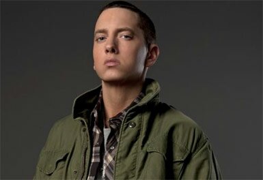 Photo of rapper Eminem