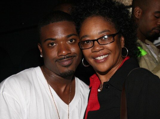 Photo of Ray J and mom Sonja Norwood