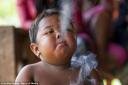 Photo of 2 Yr Old Indian Boy Addicted To Smoking 40 Cigarettes A day!