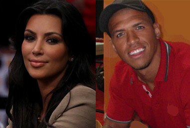 Picture of Kim Kardashian and NFL player Miles Austin