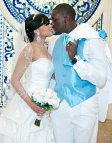 Photo of NFL player Chris Chambers and Stacey Saunders