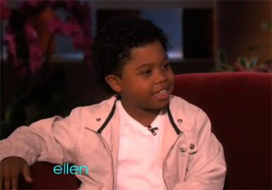 Photo of rapper Lil P-Nutt on Ellen Degeneres