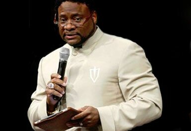 Photo of preacher, Bishop Eddie Long