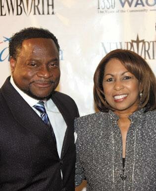 Picture of Bishop Eddie Long and wife Vanessa Long