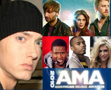 Photo collage - 38th Annual American Music Awards 2010