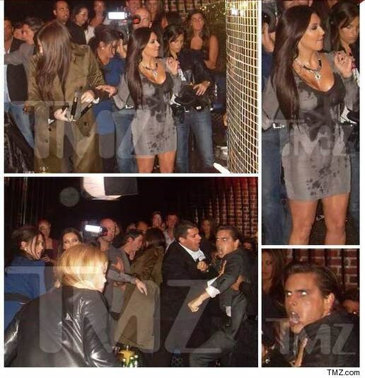 Photo of Khloe, Kim, Kourtney Kardashian, Scott Disick Leaves After Attack By Woman In NY Club