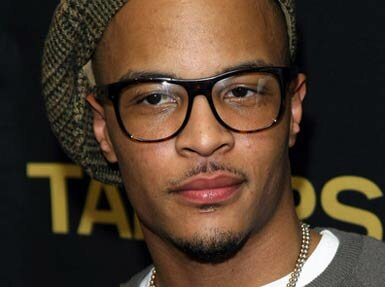 Picture of rapper T.I. at Takers movie screening