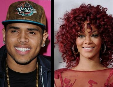 Picture of Chris Brown and Rihanna Fenty