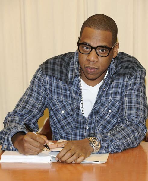 Photo of Jay-Z Decoded book signing picture