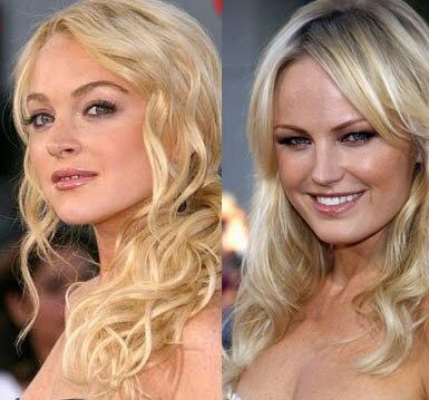 Photo of Lindsay Lohan and Malin Akerman