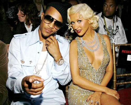 Photo of T.I. and Christina Aguilera - Castles Walls