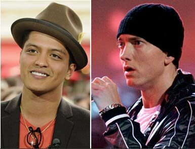 Picture of Eminem and Bruno Mars