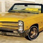 Picture of Snoop Dogg's Yellow 1967 Pontiac Parisienne Convertible