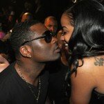 Antonia 'Toya' Carter and MempHitz Kissing at his birthday party