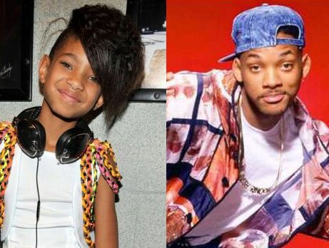 Photo of Willow Smith and her dad Will Smith aka Fresh Prince
