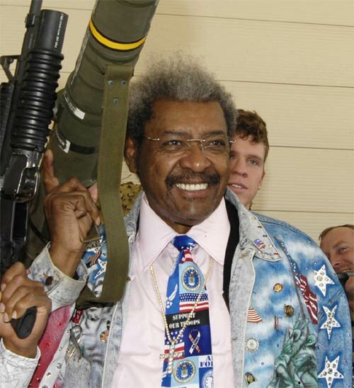 Photo of boxing promoter Don King