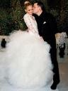 Nicole Richie and Joel Madden Kissing Wedding Picture
