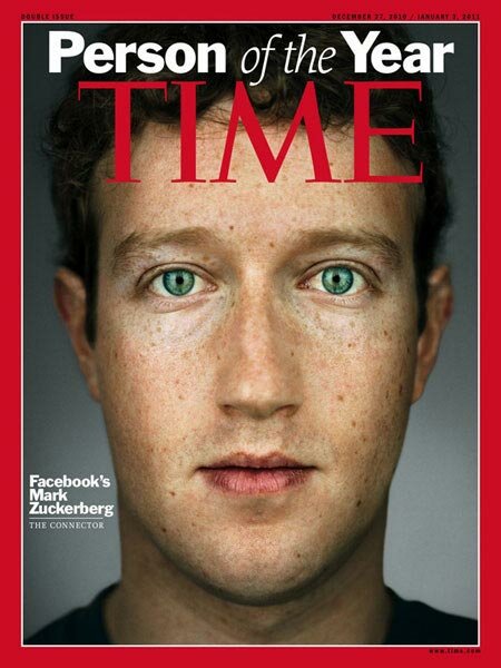 Magazine Cover - Mark Zuckerberg Time Person of The Year 2010