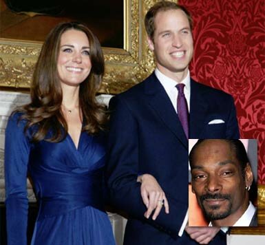 Picture of Snoop Dogg, Prince William and Kate Middleton