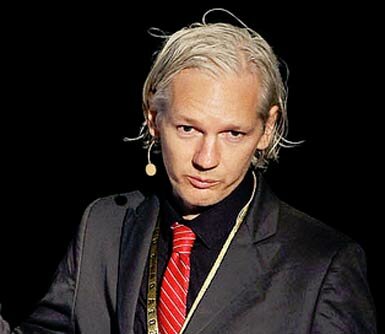 Photo of WikiLeaks founder Julian Assange