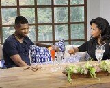 Usher and Oprah